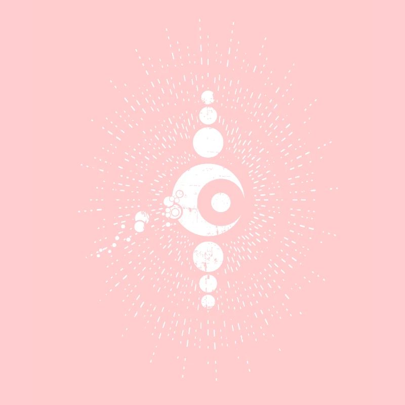 Shaman ritual planet star white