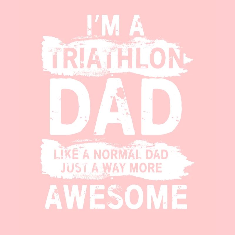 Cooles Triathlon Dad Geschenk Triathlet Vater