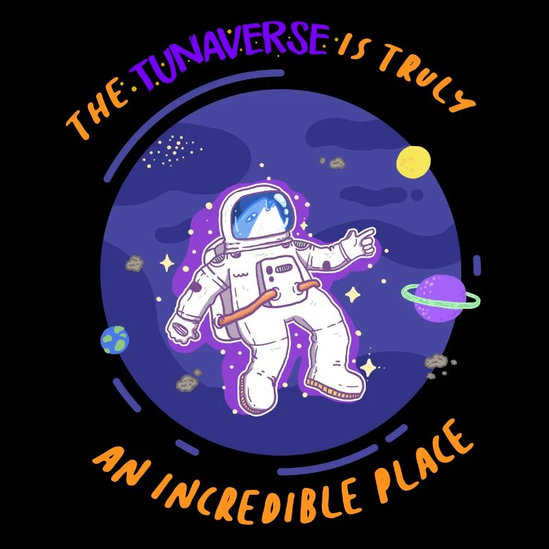 Tuna Space Astronaut WordPlay Gift