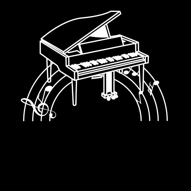 Piano - Klavier - Pianist - Noten - Geschenk