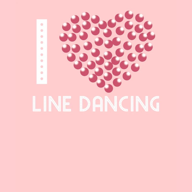 Linedance - Linedancer - Country Herz - Ich liebe