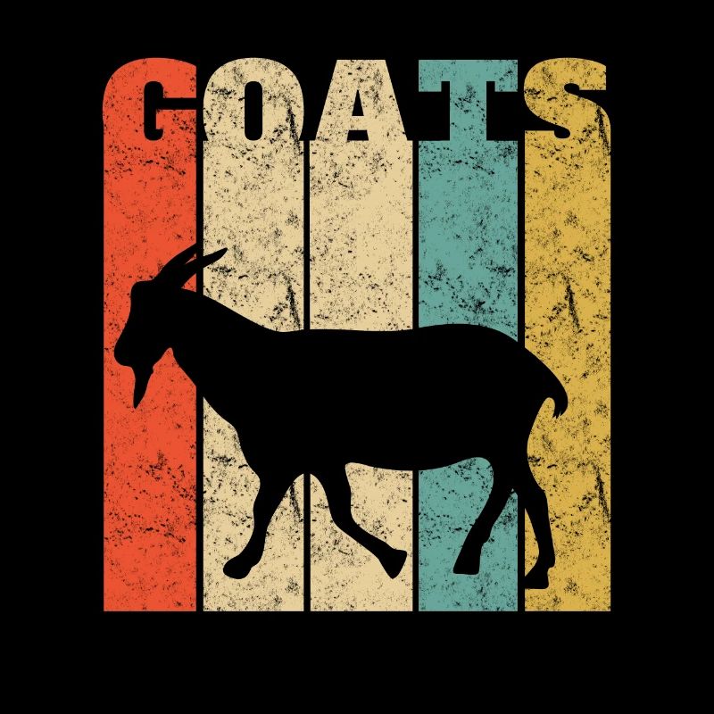 Retro Goat Silhouette