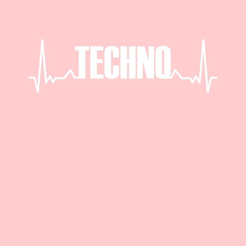 Cadeau Techno Heartbeat Pulse ECG Rave Trance