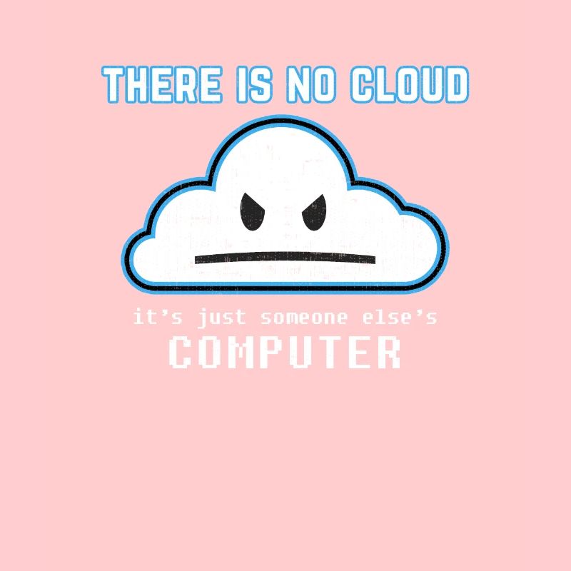 Lustiger Programmierer-Witz - Es gibt keine Wolkengrafik