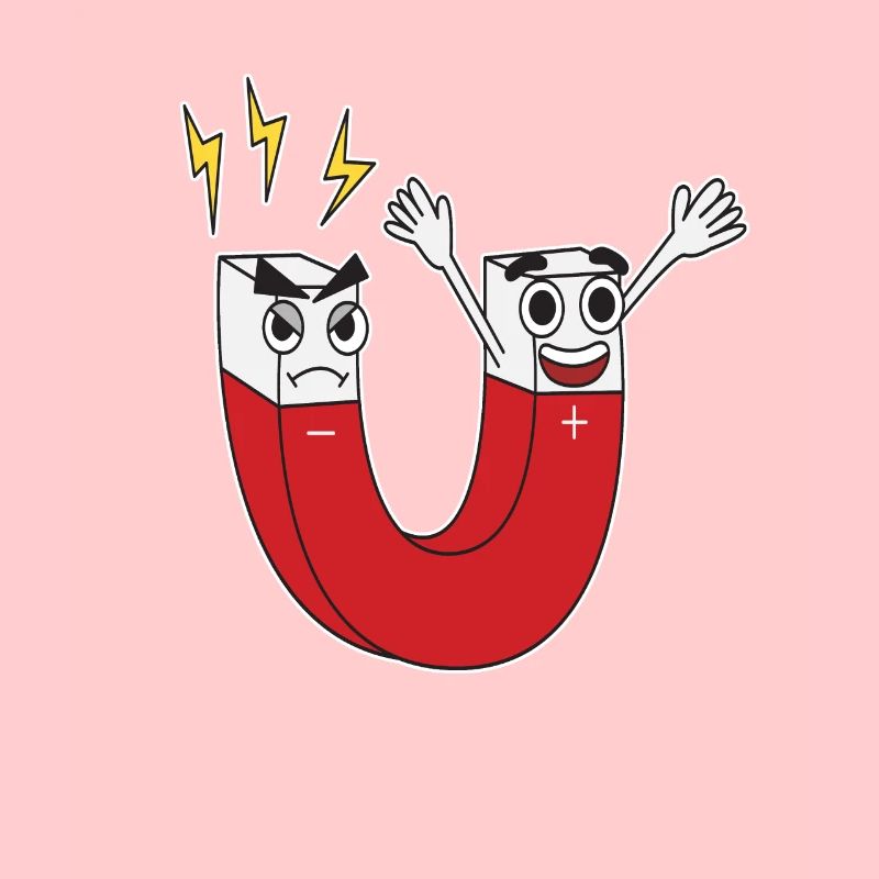 Magnet stay positive funny gift magnets plus