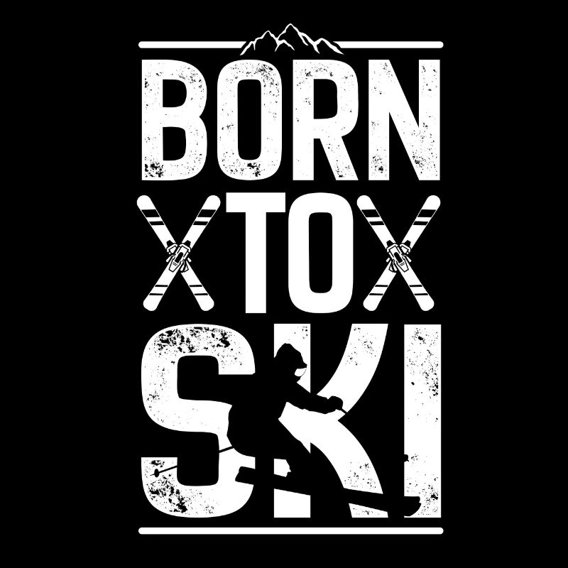 Né pour faire du ski cadeau