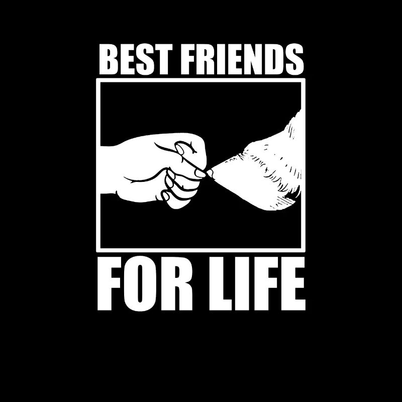 best friends for life horse gift