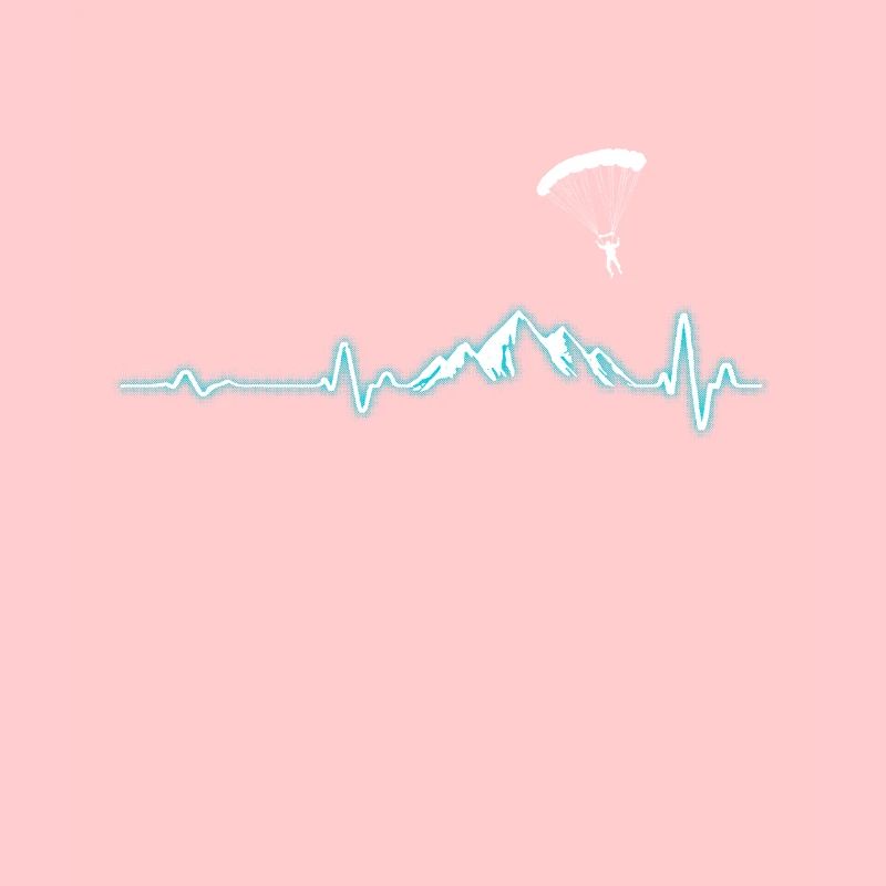 Fallschirm Herzschlag Geschenk