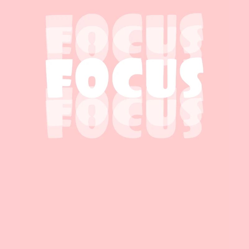Motivational Focus Tshirt Design Focus