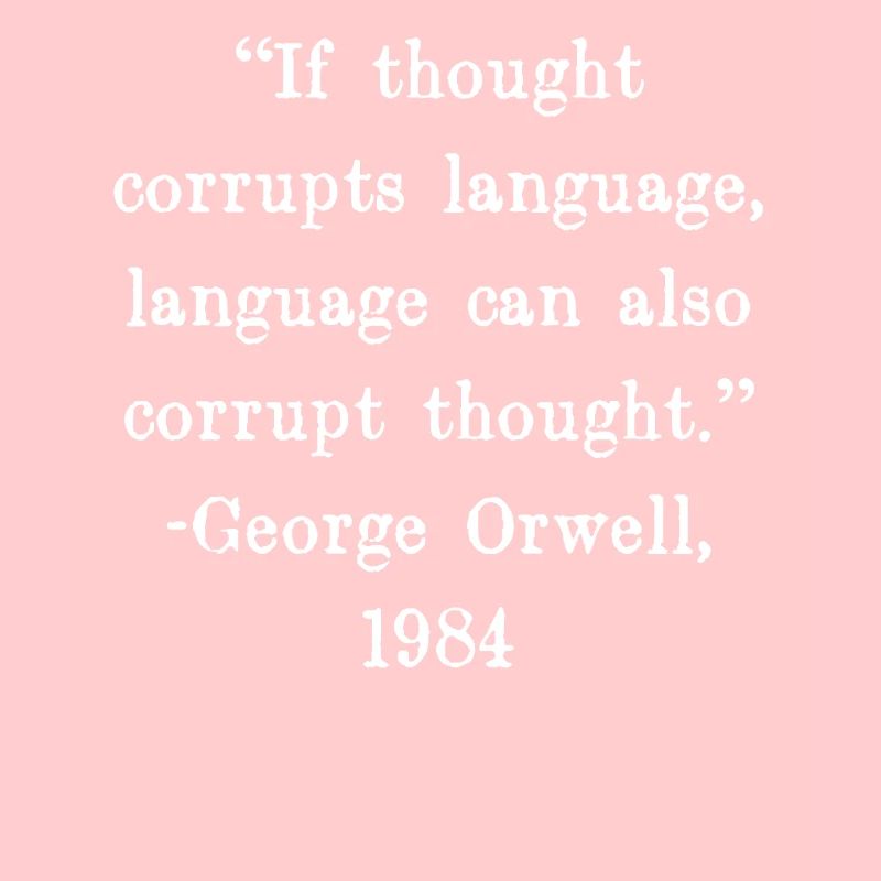 If thought corrupts language, language can also