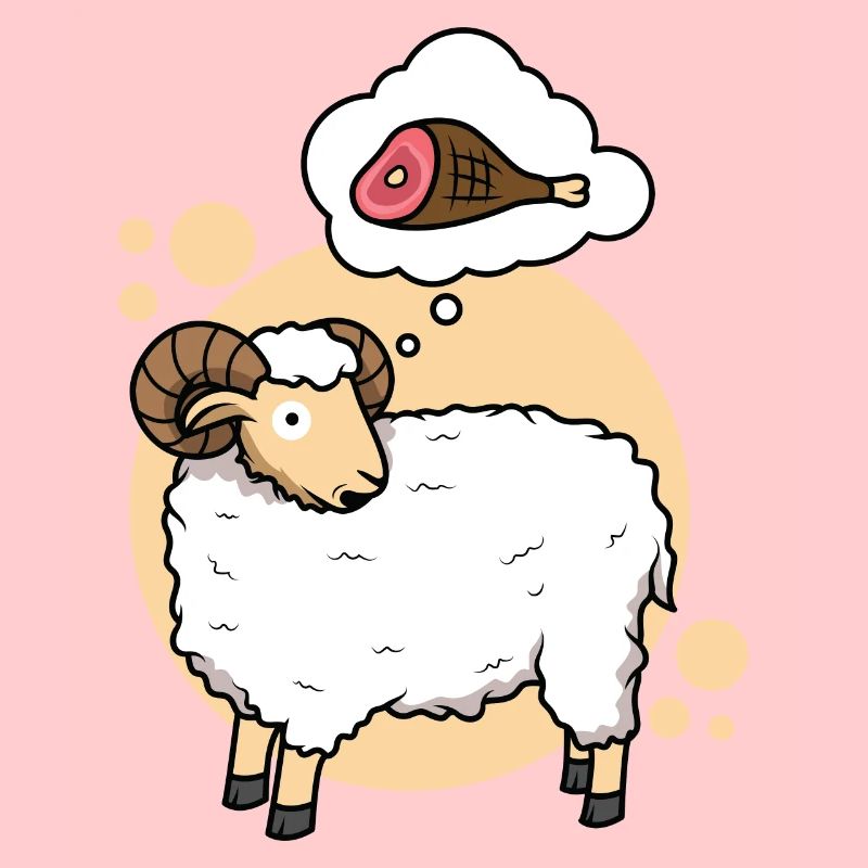 Carnivorous sheep