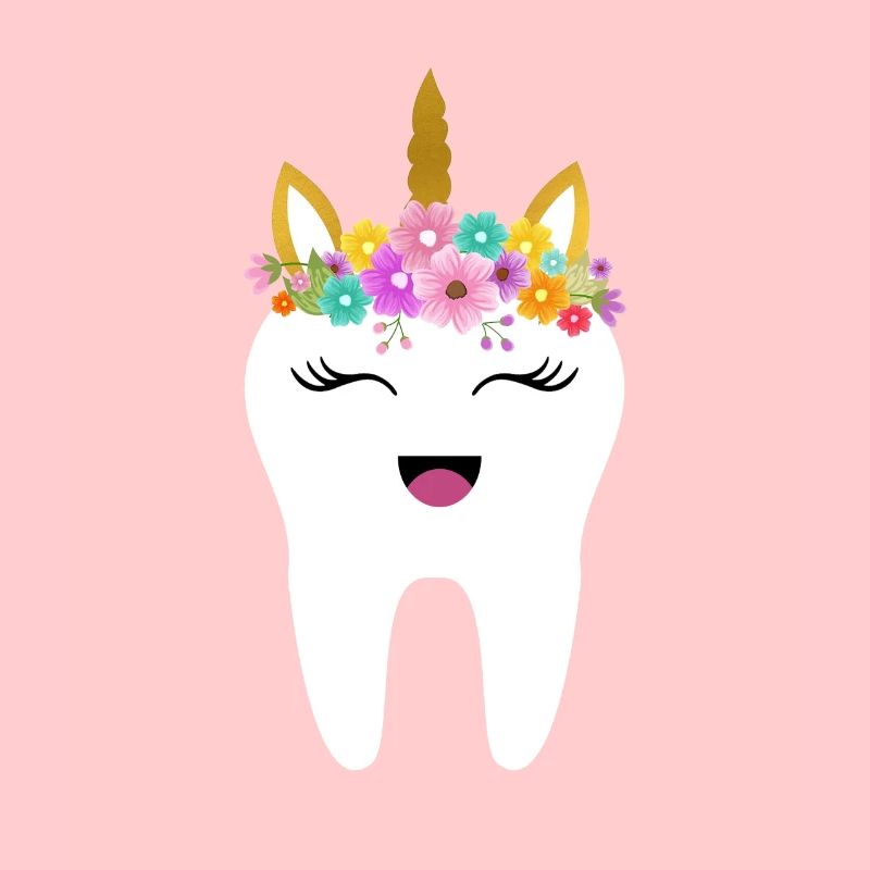 Tooth Unicorn Cute