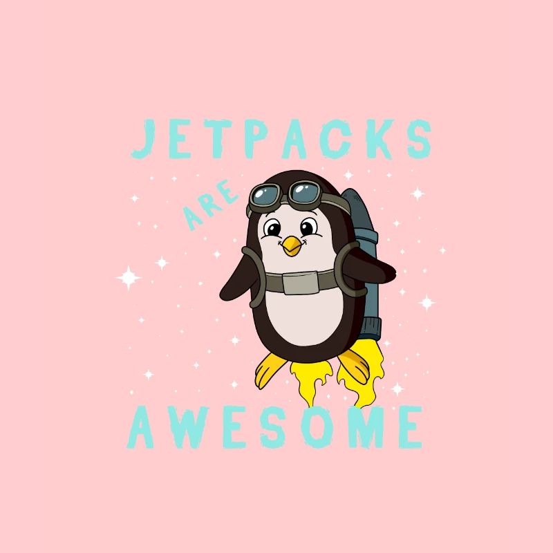 Jetpacks are super penguin bird rocket boosters