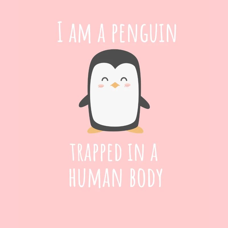 Je suis un pingouin, pris au piège dans un corps humain