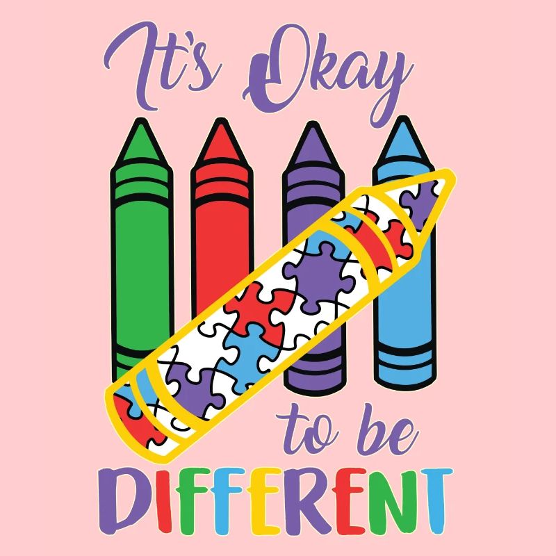 Es ist in Ordnung, anders zu sein - Autism Puzzle ASD