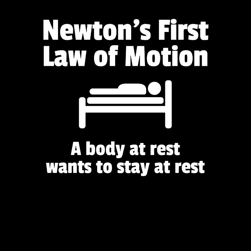La première loi du mouvement de Newton - Un corps au repos