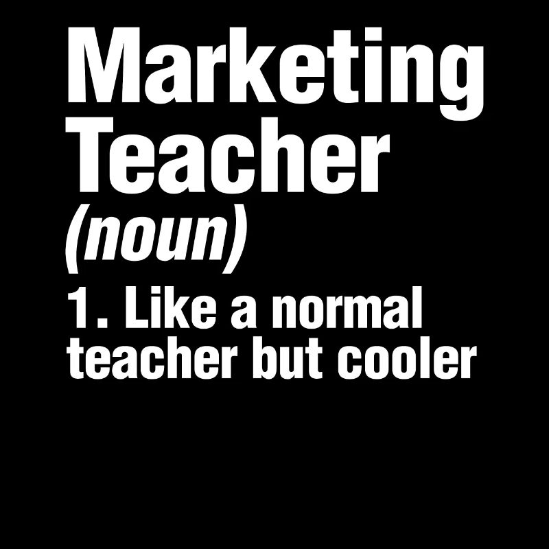 Cooler Business Marketing Lehrer sagt Lustiges Geschenk