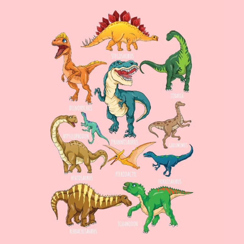 Dinosaur Types Graphics Dino T-Rex Boys Dinos