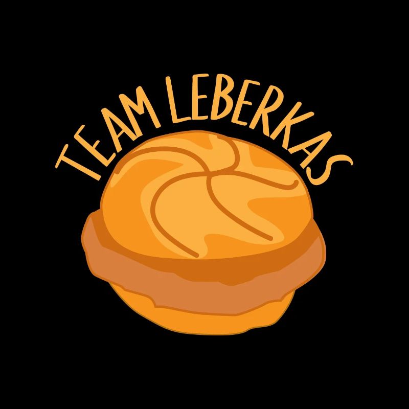 Team Leberkas Leberkäse in Semmel