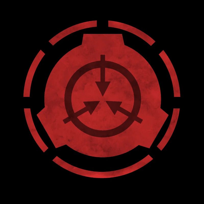 Rotes Symbol der SCP Foundation