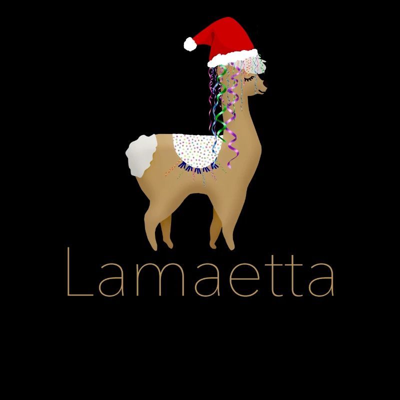 Weihnachten - Lama - Weihnachtlich - Lametta - Top