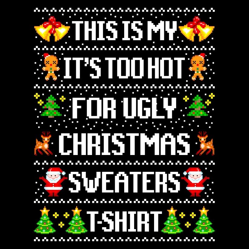 Hässlicher Pullover mit Weihnachtshumor