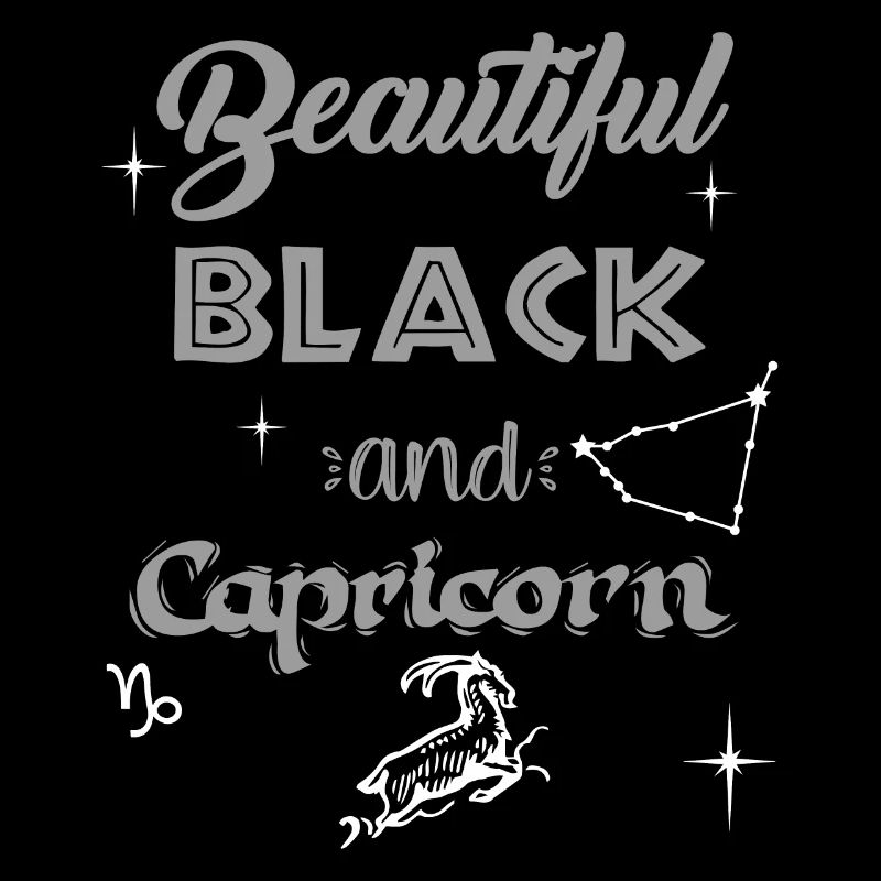 Beau Noir et Capricorne