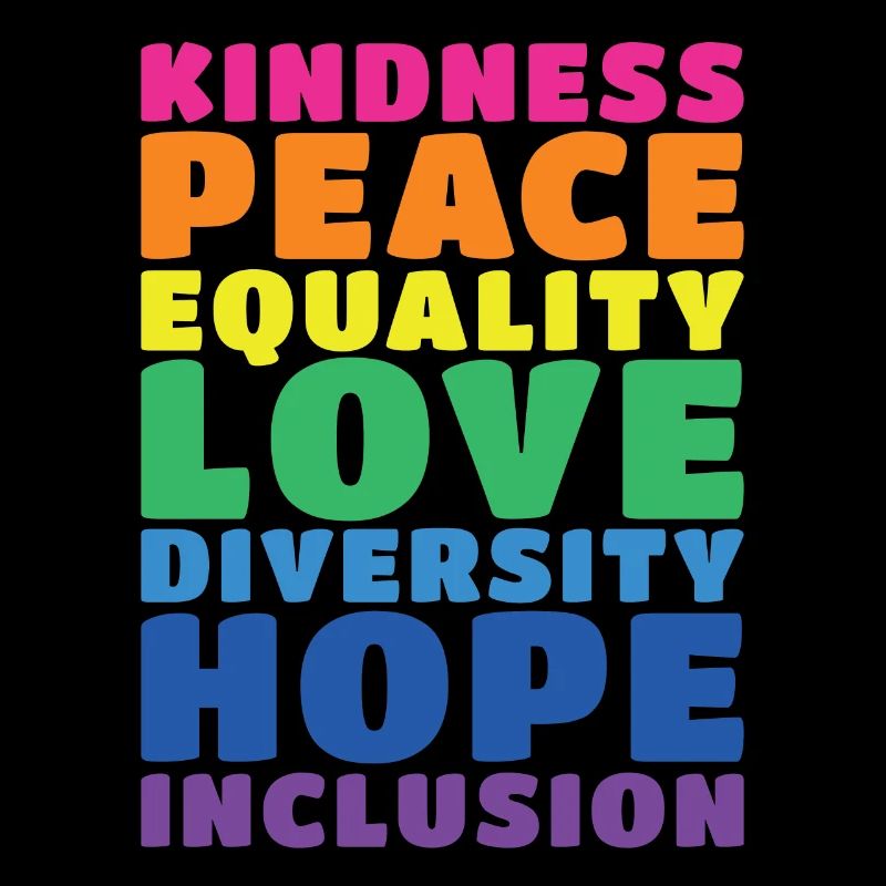 Rainbow Colors Diversity Inclusion