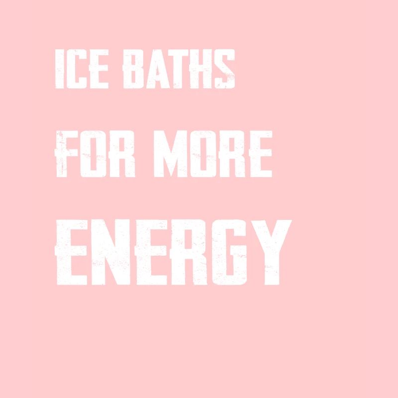 Bains de glace pour plus d’énergie