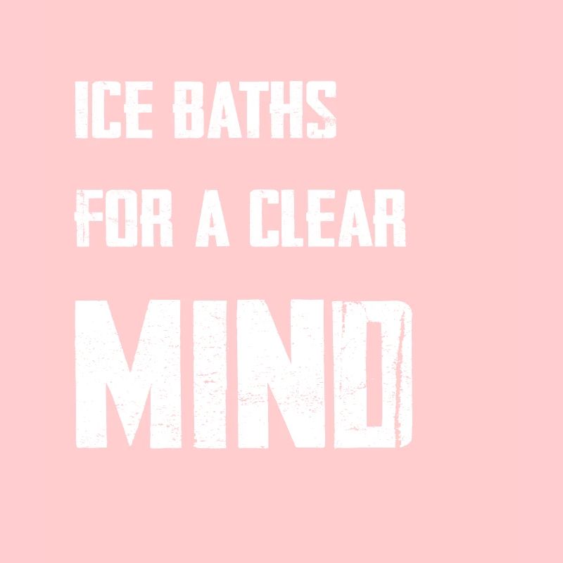 Bains de glace pour un clair