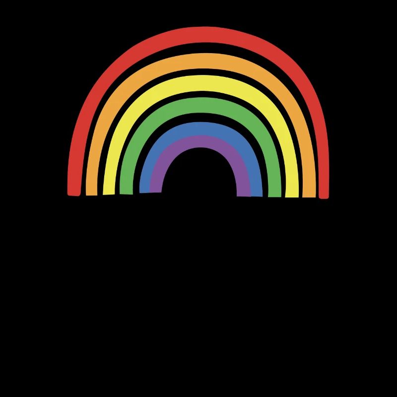 Arc-en-ciel de la Fierté gaie; Pas de texte; Pas de mots; Rétro
