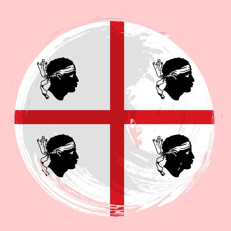 Drapeau de la Sardaigne Drapeau sarde Drapeau de la Sardaigne