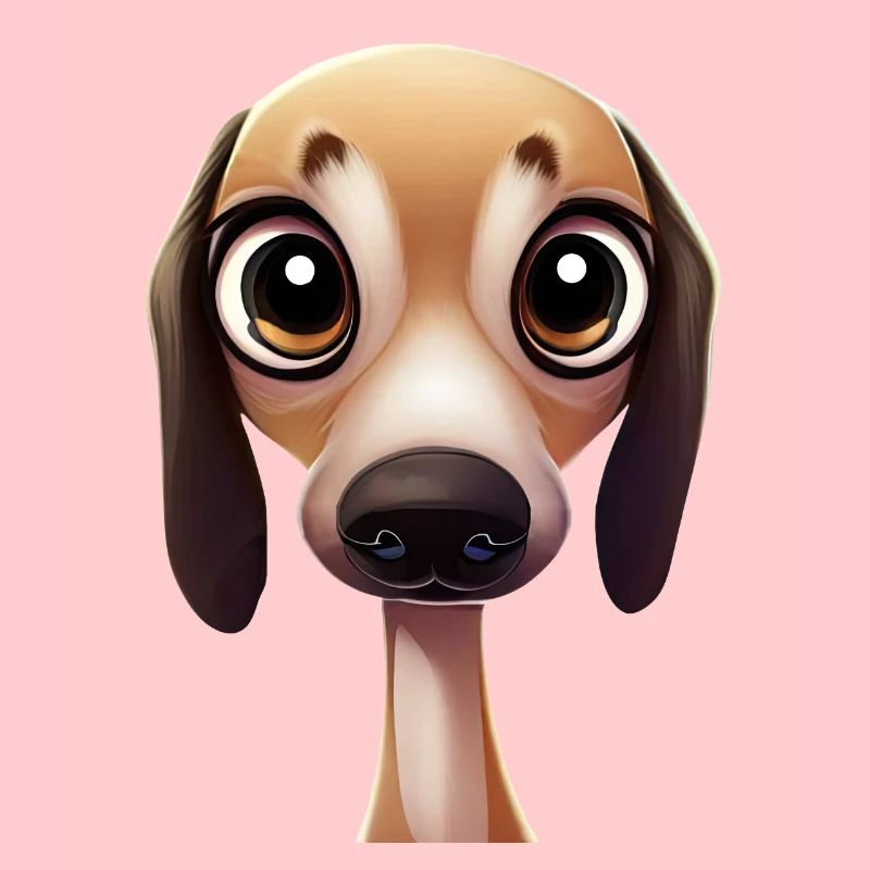 Pose gracieuse de lévrier