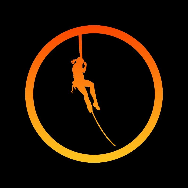 Kletterer Seilklettern Seilklettern