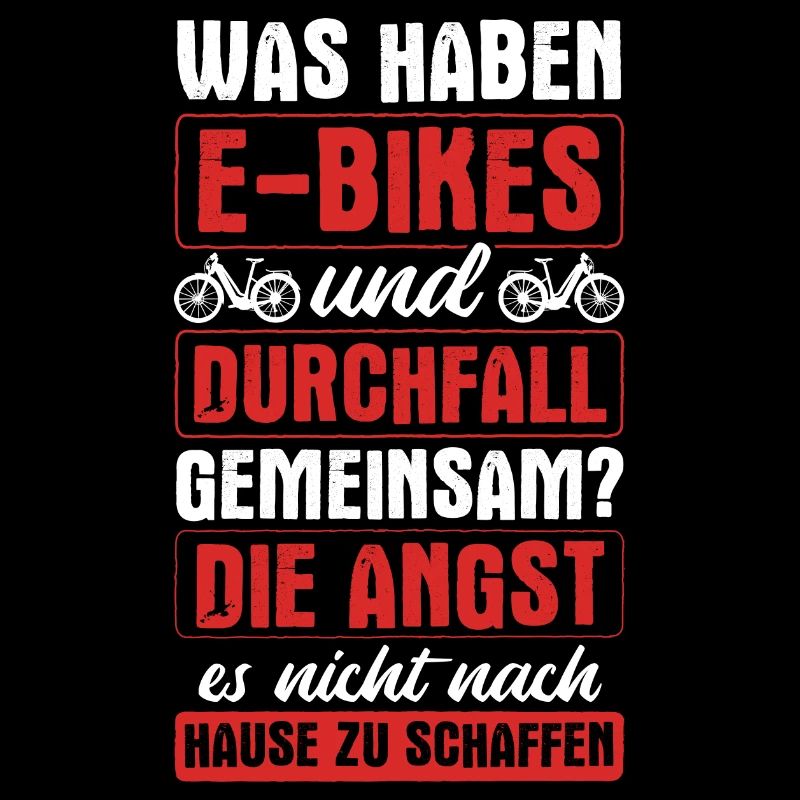 E-Bikes Und Durchfall Gemeinssam Radfahrer Ebike