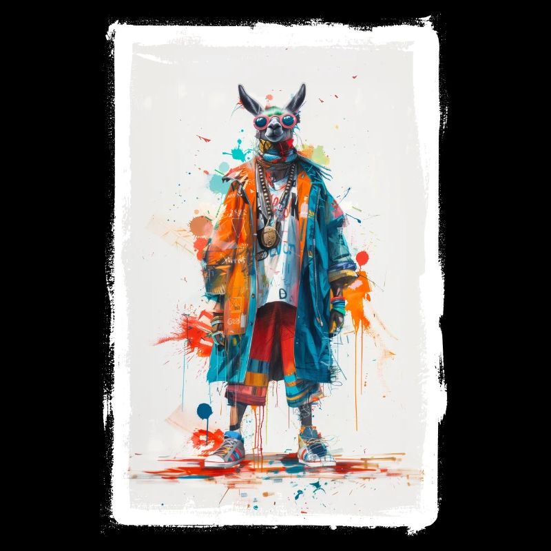 Lama coloré