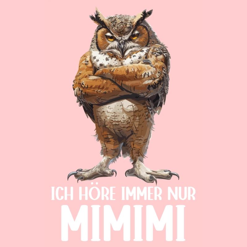 Eule Eulen Vogel Wald Uhu Ich höre immer Mimimi