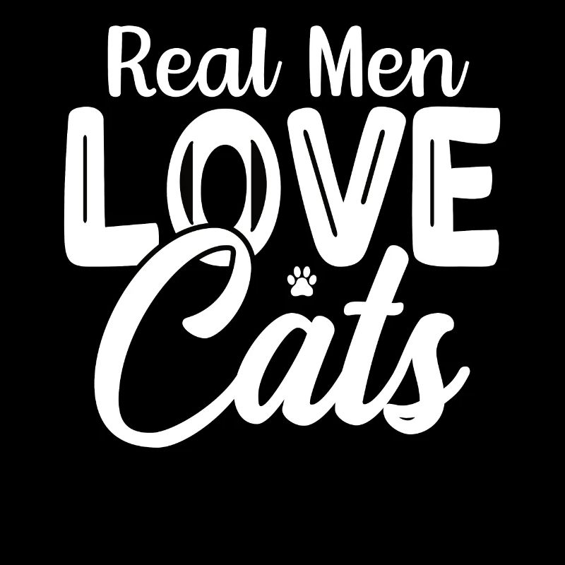 Echte Männer lieben Katzen Katzenmann Katzenvater