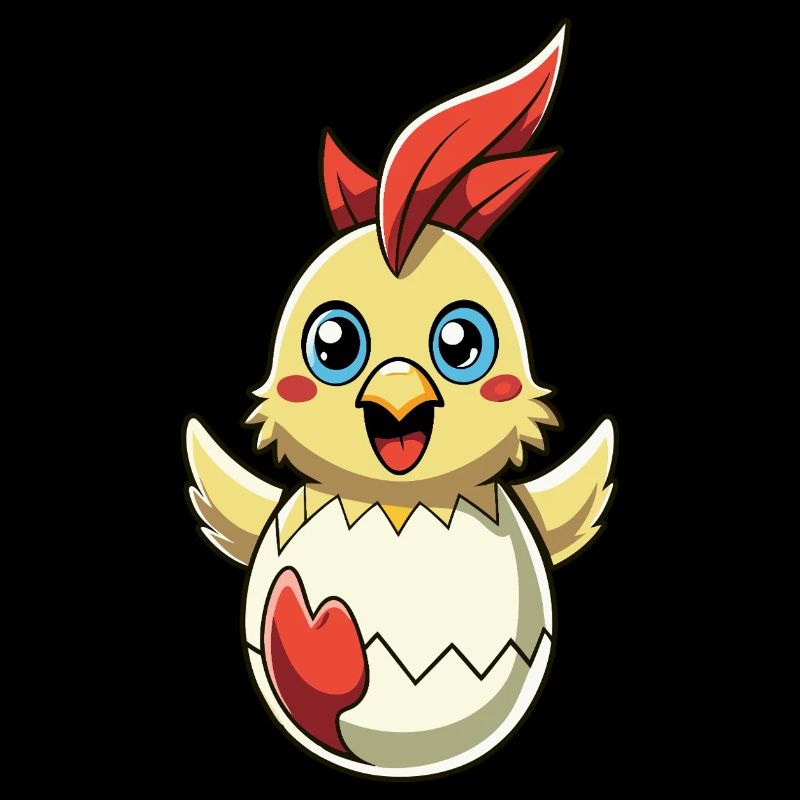 Happy Easter - Osterchicken - Osterei - Geschenk