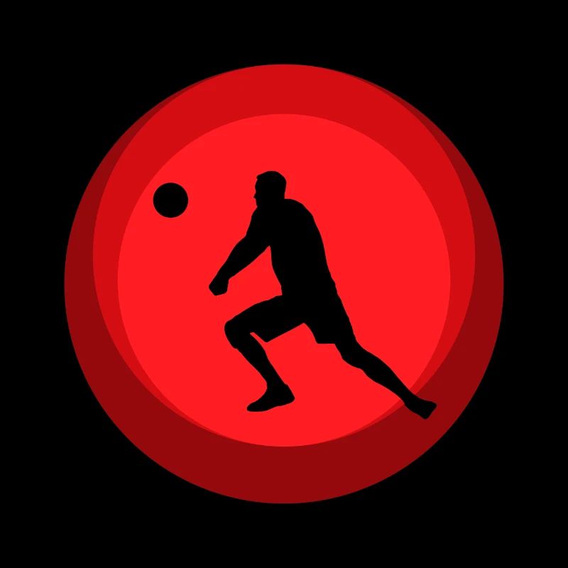 Digging Beach Volleyball