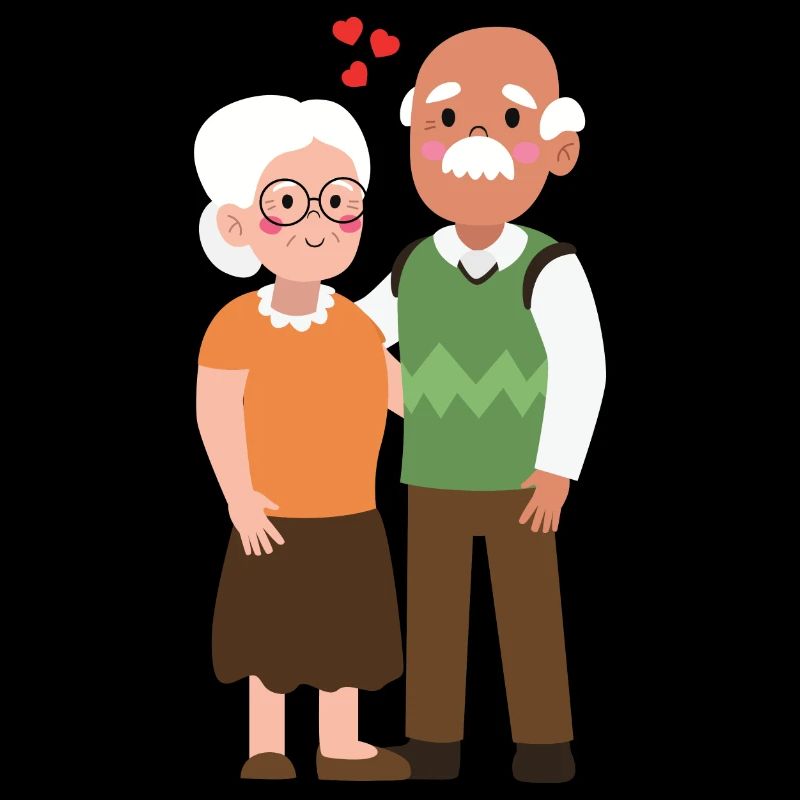 Älteres Ehepaar Oma und Opa