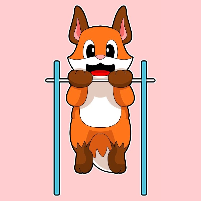 Fox Bodybuilder Tractions Musculation