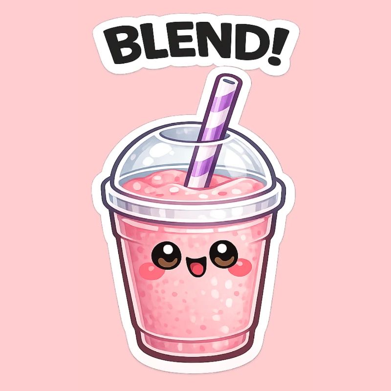 Kawaii Smoothie Becher BLEND