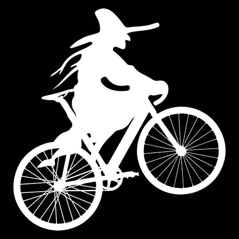 Sorcière sur le vélo