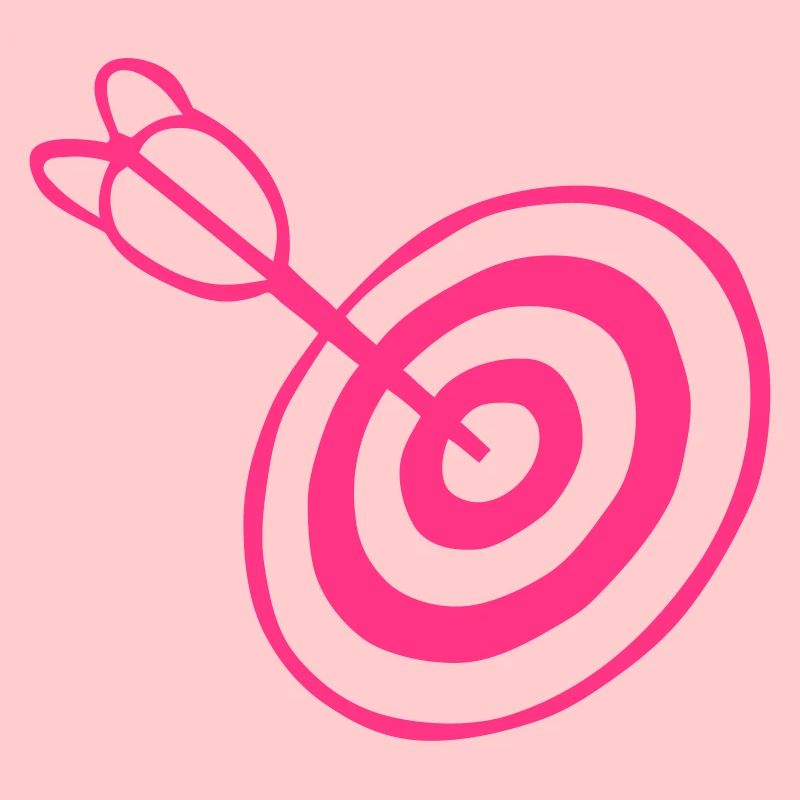 cible fleche flechette mille centre