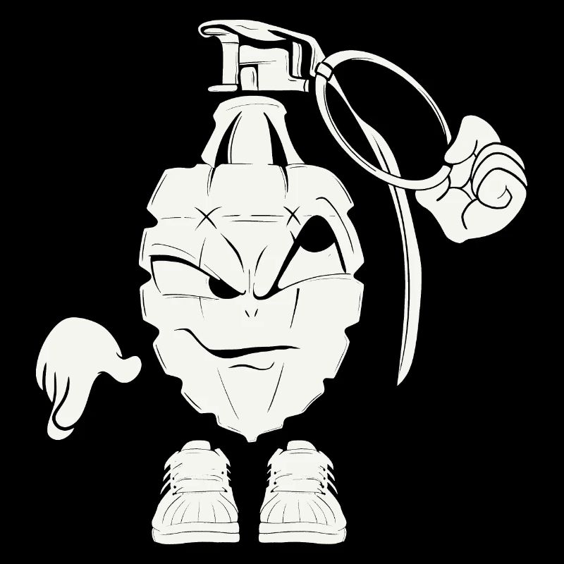 ' Design Grenade blanc