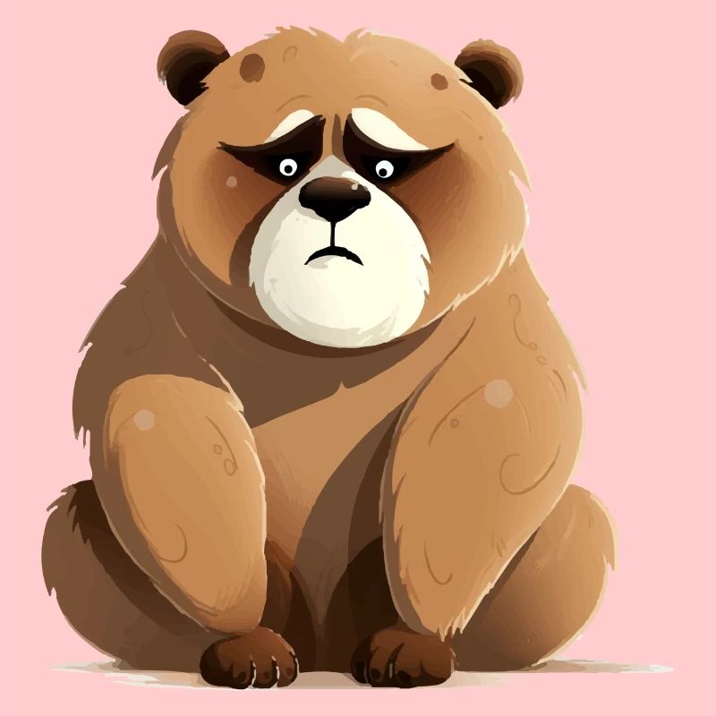 Bibi the grumpy bear