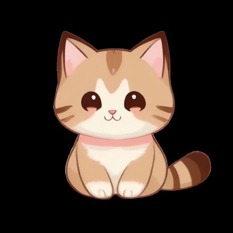dessin chat, chat mignon, bébé chat