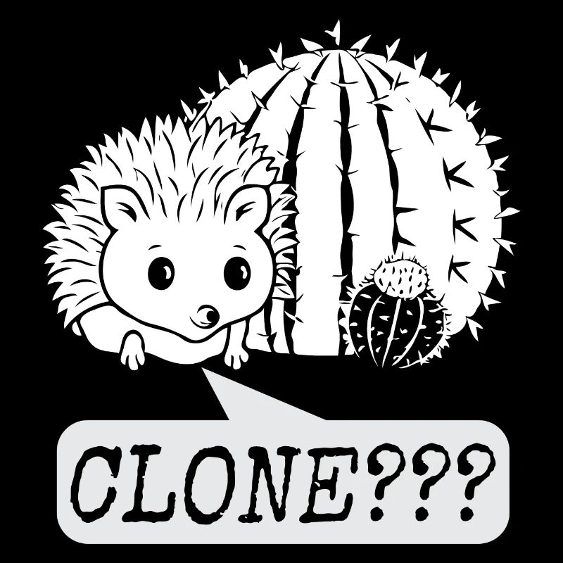 Igel Geschenkidee Kaktus Design Humor Klon