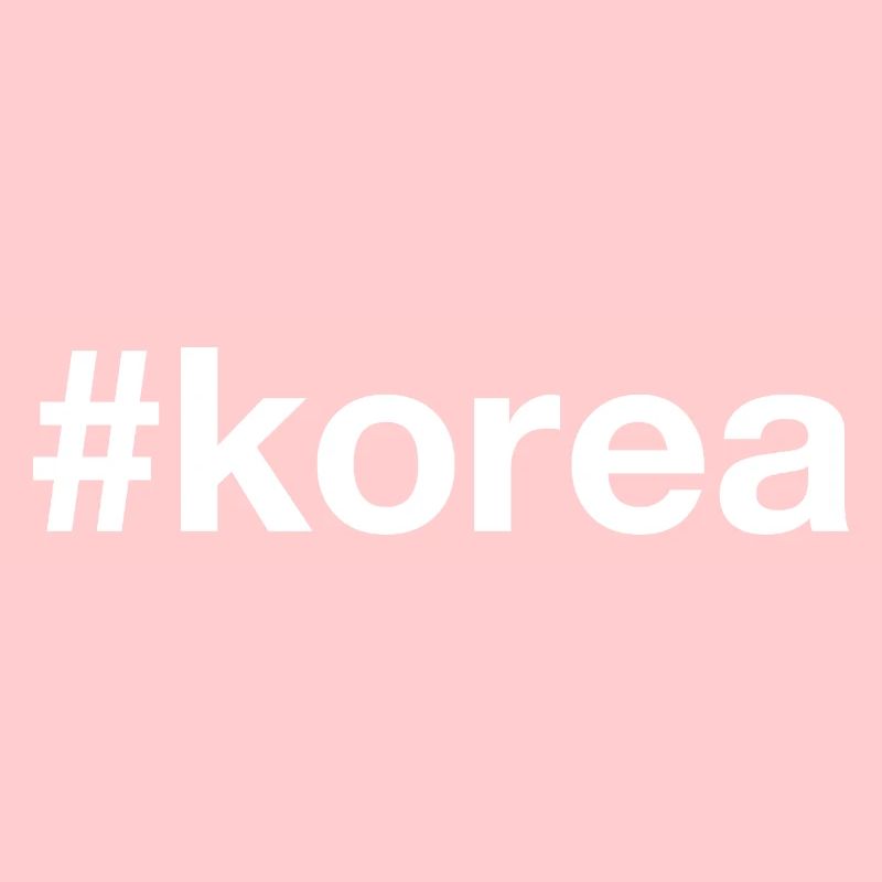 KOREA Hashtag